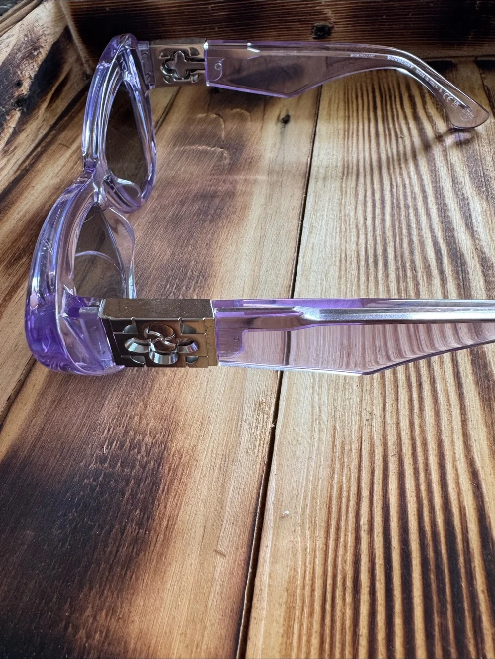 Burberry Lavender Cat-Eye Sunglasses